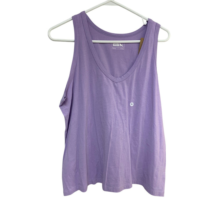 Lot of 2 New Eddie Bauer Womens XL Gatecheck Pocket Sleeveless Tempo Tank Tops