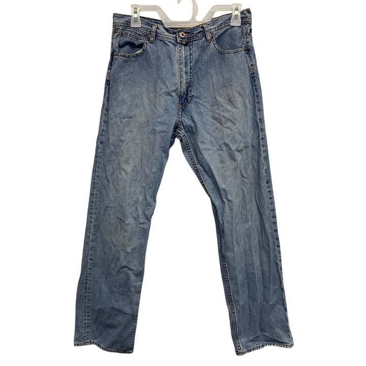 Nautica Jeans Mens 30 X 32 100% Cotton Straight Leg Light Wash Denim Blue Jeans