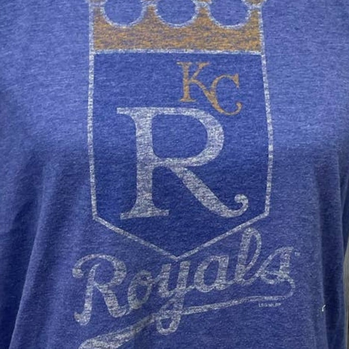 MLB Kansas City Royals Baseball Mens Medium PolyCotton Blend Short Sleeve Tee