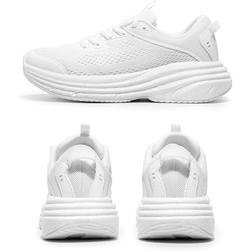 Nortiv8 Women Size 10 White Mesh Lace Up Flexlife Running Walking Athletic Shoes
