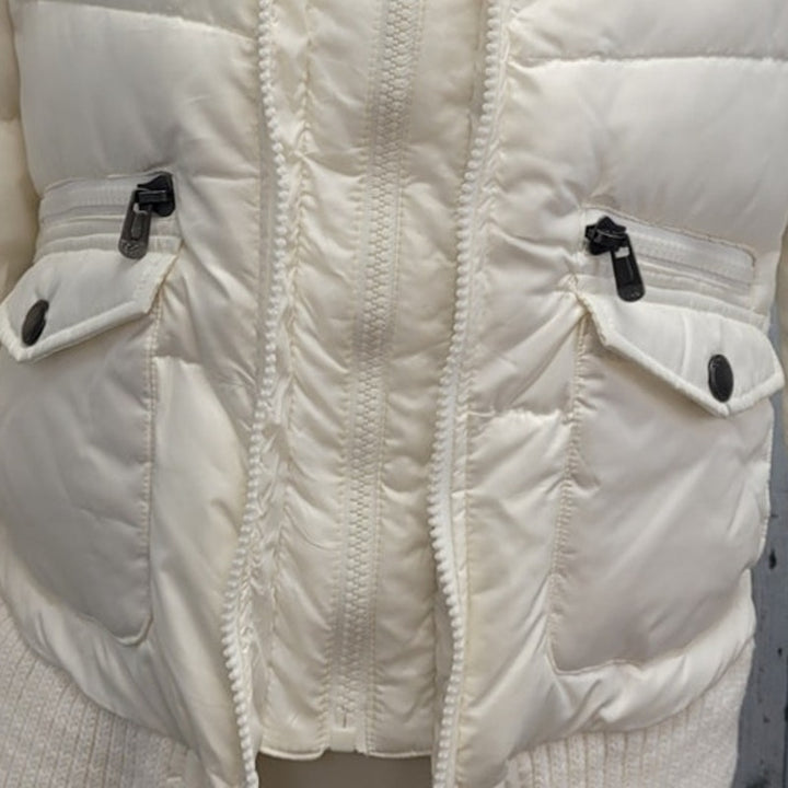 Bershka Womens Medium 100% Polyester Lined Multi Pocket Double Full Zip Coat