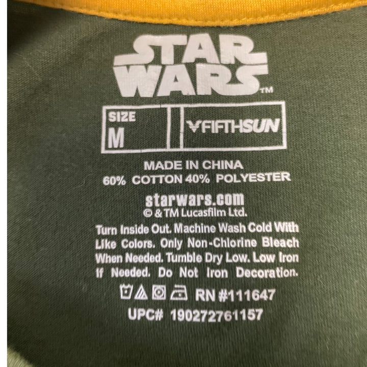 Fifth Sun Star Wars Mens Medium Cotton Blend Short Sleeve Crew Neck Tee Shirt