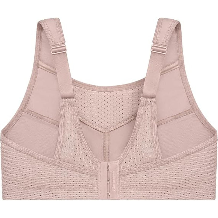 Glamorise Womens 44C Pink No-Bounce Camisole Wirefree Full Coverage Sports Bra