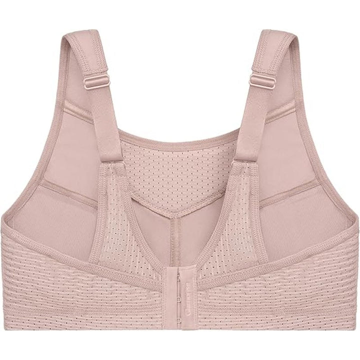 Glamorise Womens 44C Pink No-Bounce Camisole Wirefree Full Coverage Sports Bra
