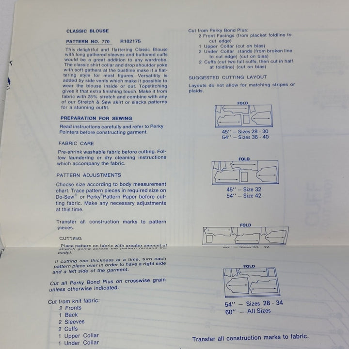 1967 Stretch &amp; Sew 770 Women&
