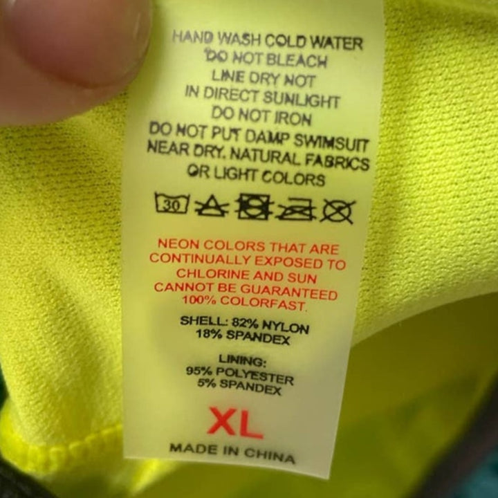 Womens XL Racerback Attached Flowy Nylon Blend Activewear Sports Bra Tank Top