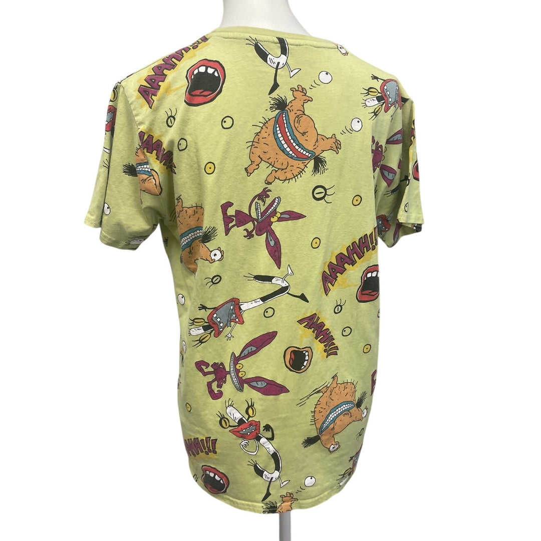 Nickelodeon Mens Large PolyCotton Monsters Short Sleeve Crew Neck Tee Shirt