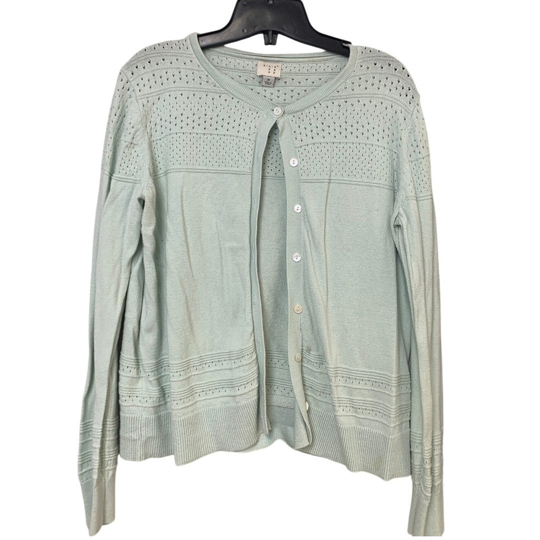 2 Croft &amp; Barrow A New Day Womens Medium Long Sleeve Button Open Cardigans