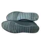 Zurin Womens 8 Black Breathable Fabric Slip On Closed Toe Flat Comfort Shoes