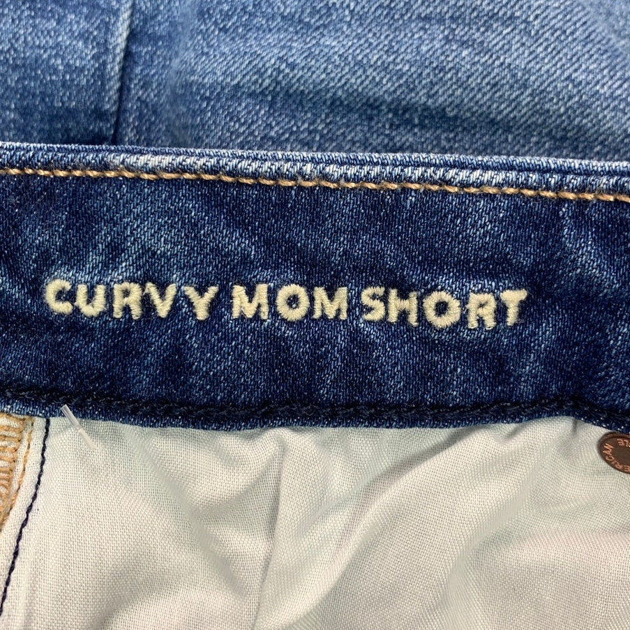 New American Eagle Womens Size 4 Curvy Mom Short Jorts Denim Jean Shorts