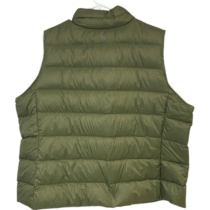 New Eddie Bauer Womens Alder Green 650FP Cirruslite Down Full Zip Puffer Vest