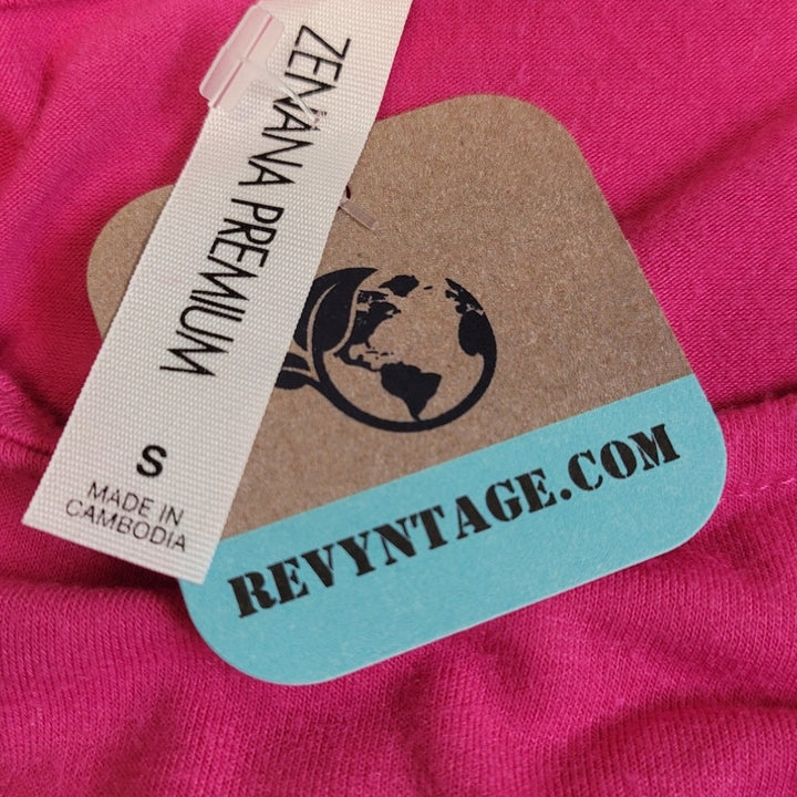 Hand Printed Upcycled Womens Small Real Woman Is Whatever She Wants to Be Shirt