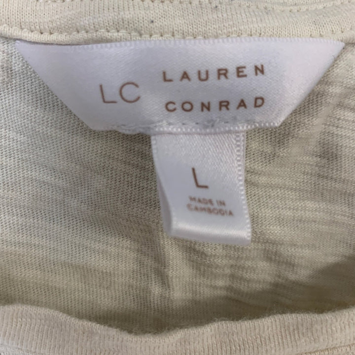 Lot of 2 Lauren Conrad Womens Large There Is Magic In Her Love Tee Shirts