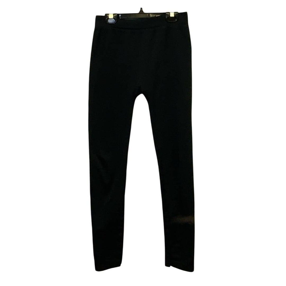 Charlotte Russe Medium Large Basic Black Long Stretch Leggings Tights Pants