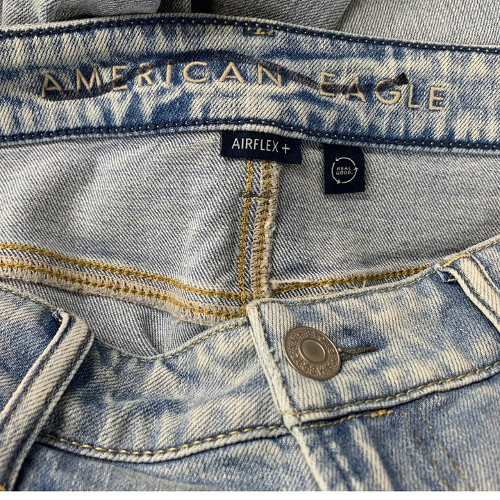 New American Eagle Mens 32 X 34 Airflex Original Boot Cut Denim Blue Jeans