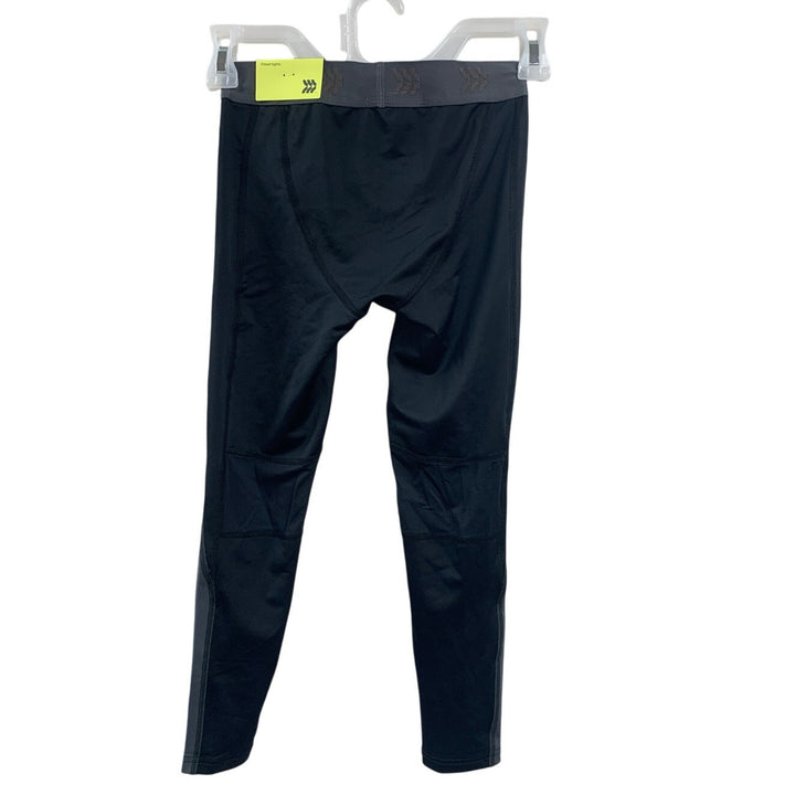 New All In Motion Boys XL (16) Black Moisture Wicking Fitted Athletic Tights