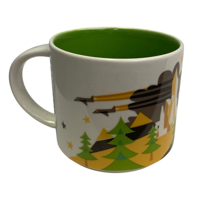 2015 New Starbucks You Are Here Collection Colorado 14oz Ceramic Coffee Mug Cup