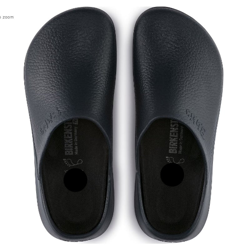 New Birkenstock Super-Birki Clog Navy Blue Polyurethane Work Shoe Women&