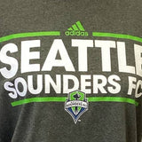 Adidas Medium Seattle Sounders FC Football Soccer Club Crew Neck Tee Shirt