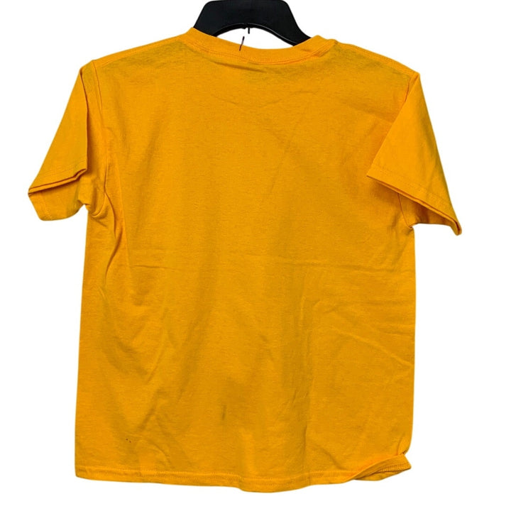New Hand Printed Youth Medium Gold Yellow Equality Rainbow Pride Tee Shirt