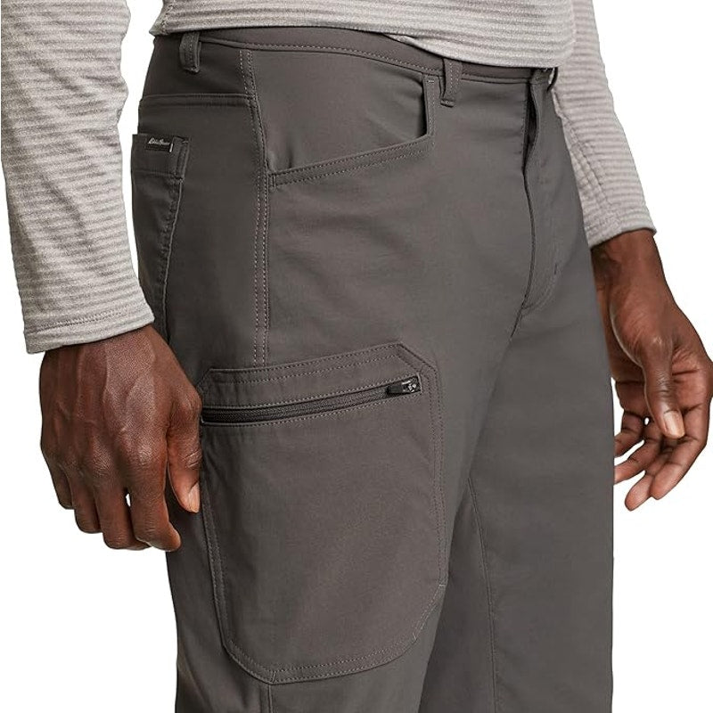 New Eddie Bauer Mens Dark Gray Guide Pro Lined Rainier Active Fit Casual Pants