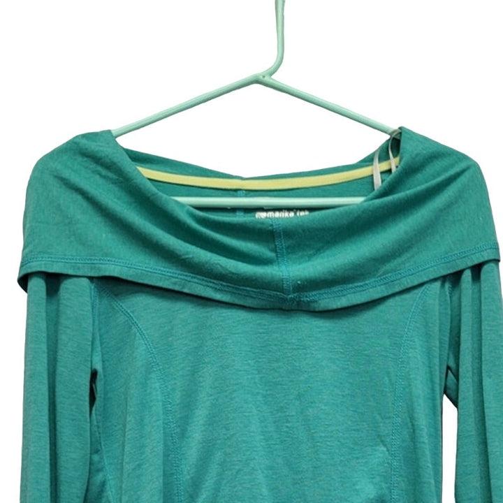 Marika Tek Womens Small Dry-Wik Off Shoulder Performance Top w Thumbholes