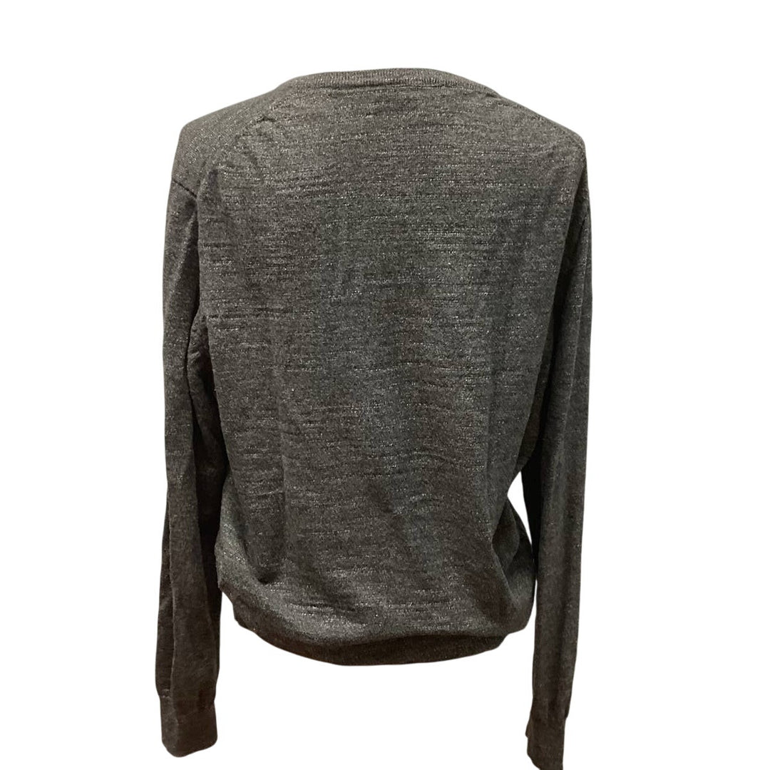 J Crew Mens XL 100% Cotton Long Sleeve V-Neck Classic Pullover Sweater