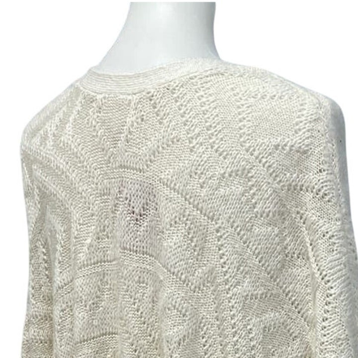 New Mossimo Womens S/M Short Sleeve Acrylic Blend Long Open Cardigan Sweater