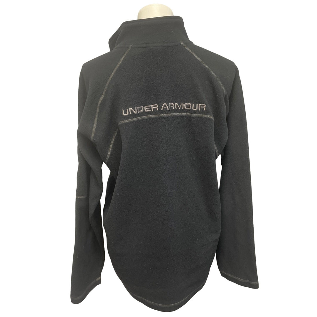Under Amour Mens Large 100% Polyester Long Sleeve Quarter Zip Pullover Jacket