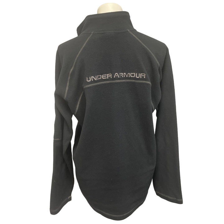 Under Amour Mens Large 100% Polyester Long Sleeve Quarter Zip Pullover Jacket