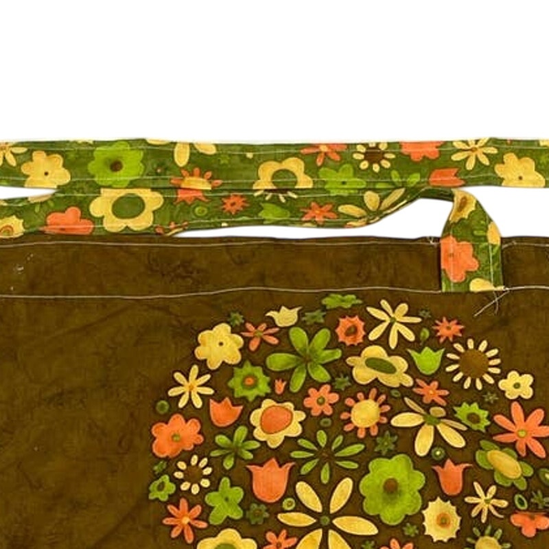 Set of 3 Happy Planet Lean Green Fabric Reuseable Tote Bag Sewing Projects Kit