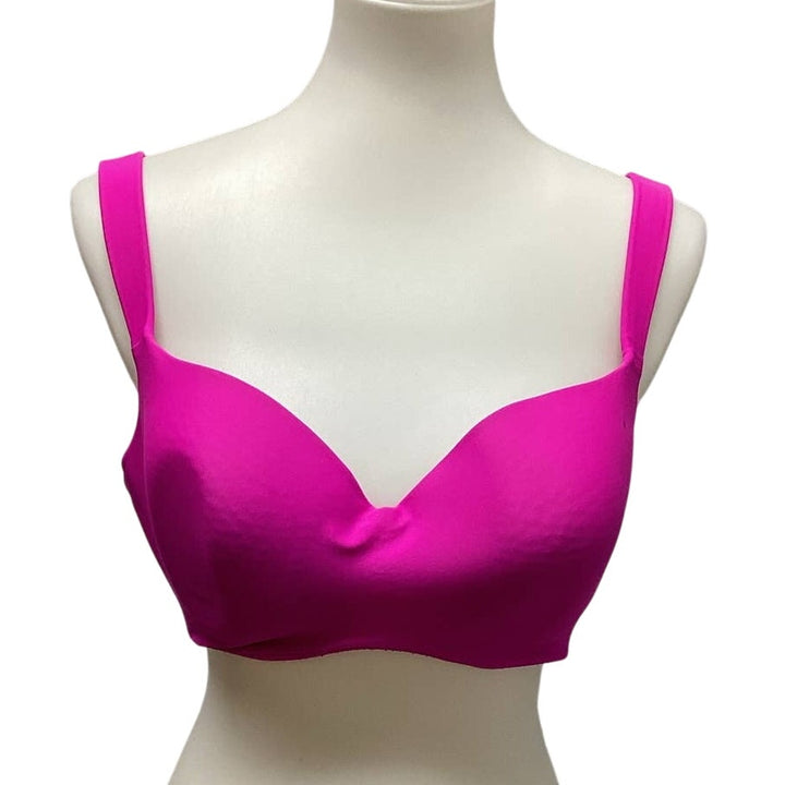 Ambrielle 38D Underwire Lightly Lined Nylon Balconette 2 Hook Adjustable Bra