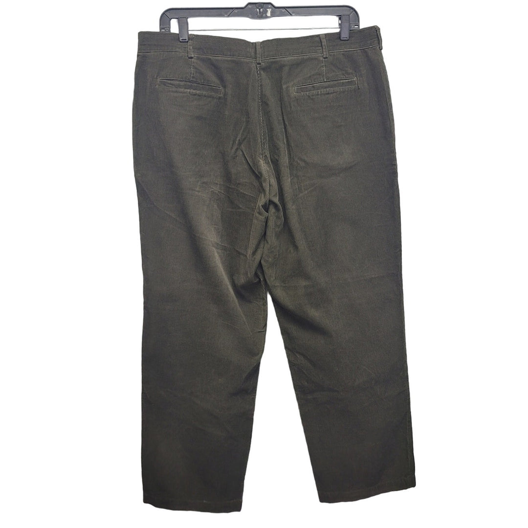 Structure Mens 40X30 Olive Green 100% Cotton Multi Pocket Corduroy Crosby Pants
