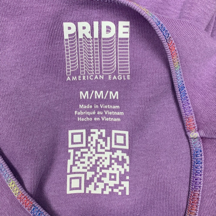 New American Eagle Womens Medium Walkin With Pride In My Step Tee Shirt Top