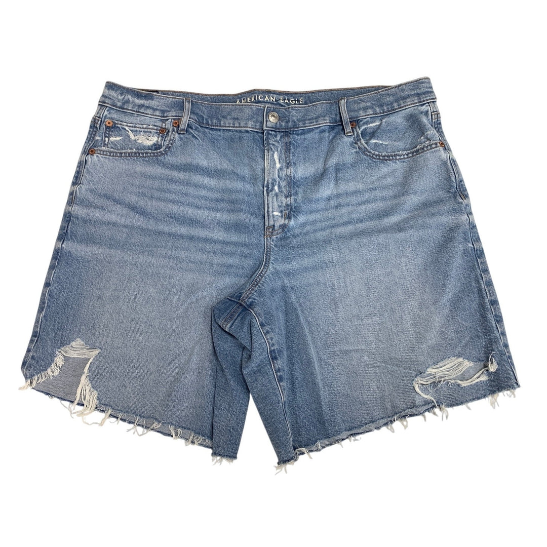 New American Eagle Womens Size 18 Perfect Bermuda Short Jorts Denim Jean Shorts