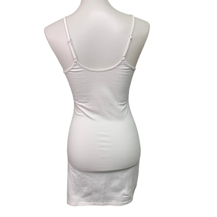 New American Eagle Womens Small White Spaghetti Strap Bodycon Mini Dress
