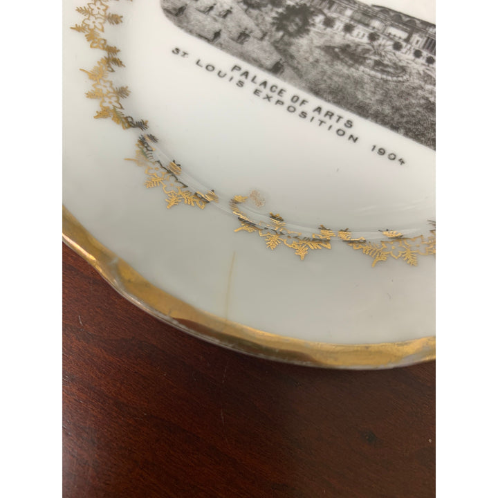 Vintage Palace of Arts St Louis Exposition 1904 Victoria Carlsbad Austria Plate