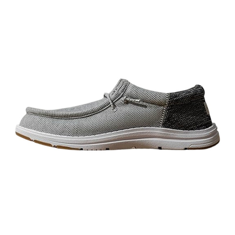 Bruno Marc Mens Size 13 Gray Fabric Arch Support Casual Slip On Loafer Shoes