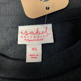 New Hand Printed Upcycled Maternity XS Equality Rainbow Pride Long Sweatshirt