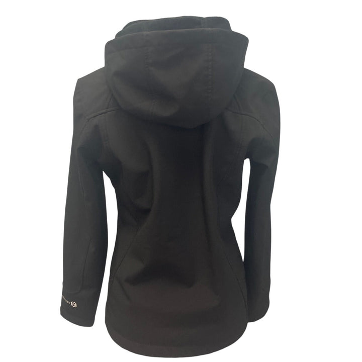 Free Country Womens Small PolySpandex Long Sleeve Full Zip Hooded Lined Jacket