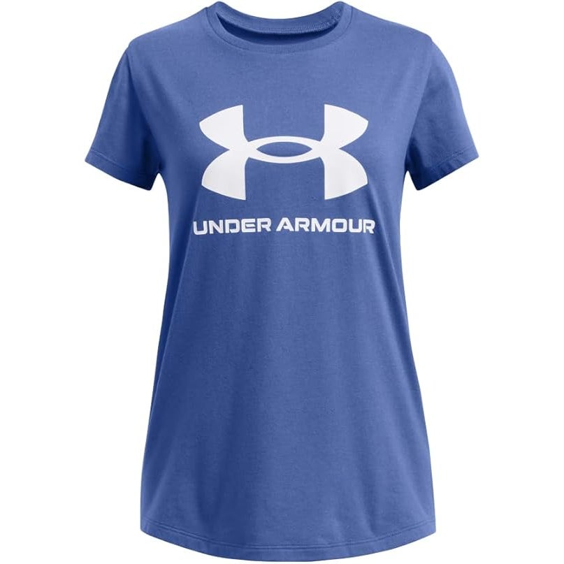NWT New Under Armour Girls XS Live Sport Style Graphic Short Sleeve Tee Shirt