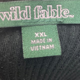 Wild Fable Womens XXL Stretchy Ribbed Adjustable Spaghetti Strap Cami Leotard