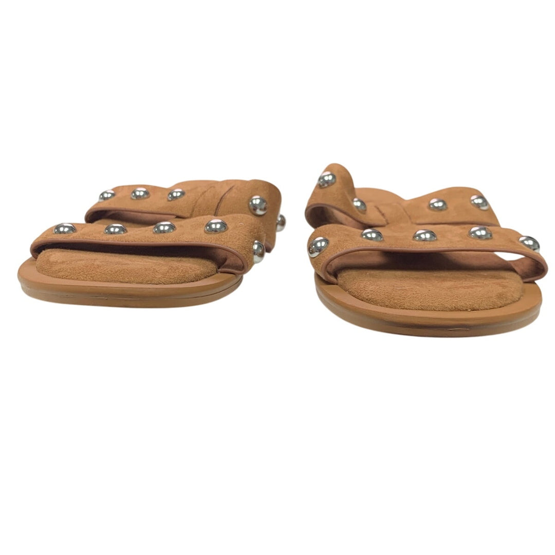New American Eagle Womens US Size 6 Faux Suede Studded Flat Sandals