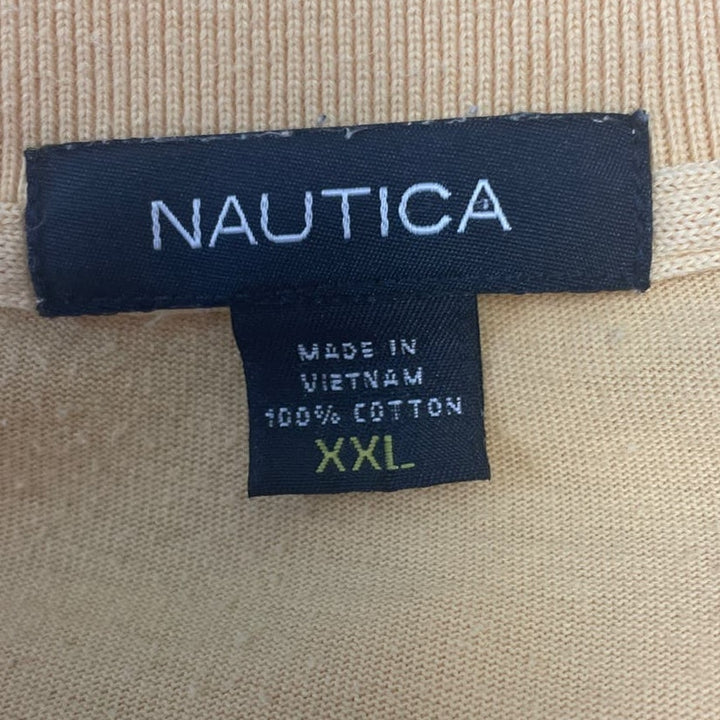 Nautica Mens XXL 100% Cotton Short Sleeve Polo Collared Casual Shirt