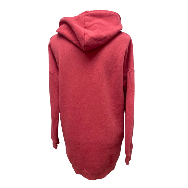 Hand Printed Upcycled Womens Small Vintage Sunroom Ceiling Sweatshirt Hoodie