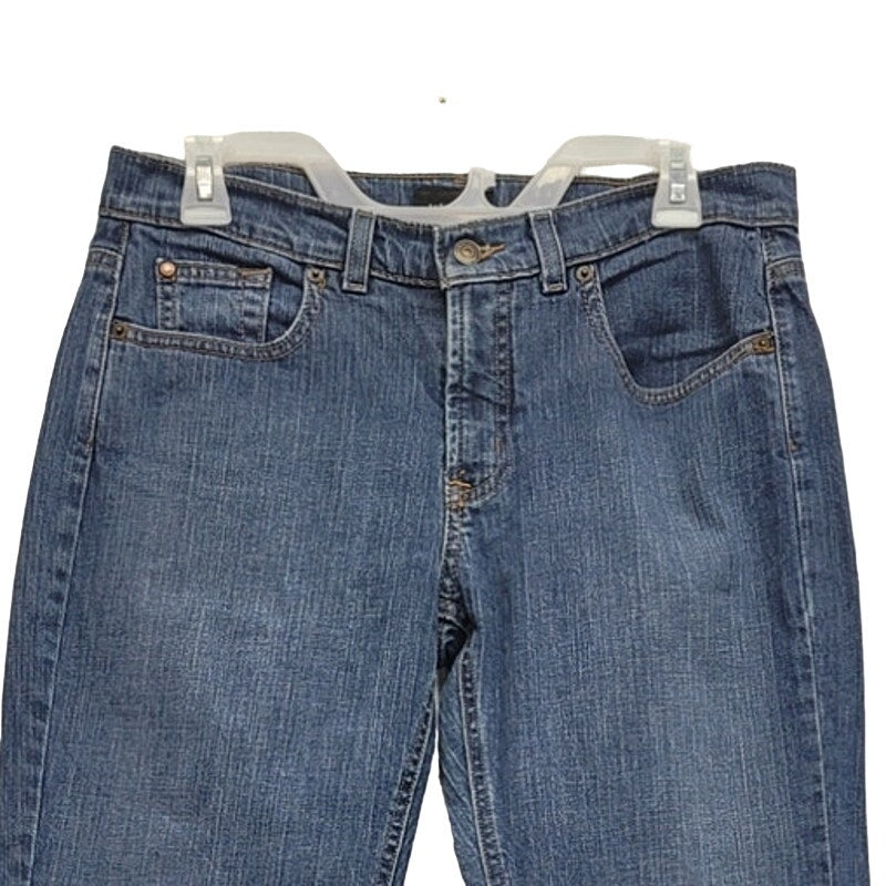 The Limited Womens 8 Regular Stretch Cotton Factory Faded Denim Jeans w Pockets