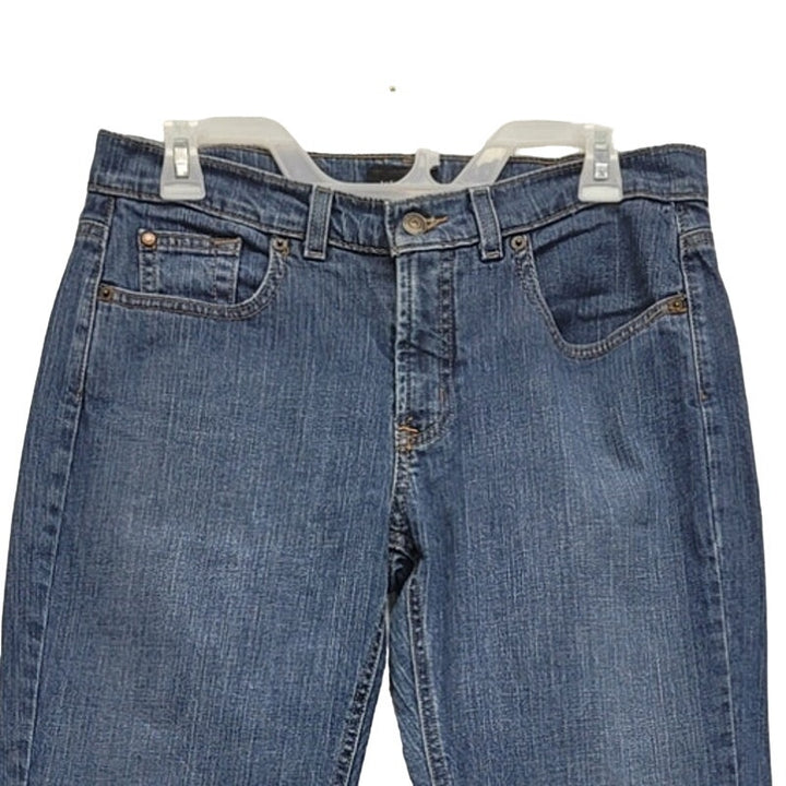 The Limited Womens 8 Regular Stretch Cotton Factory Faded Denim Jeans w Pockets