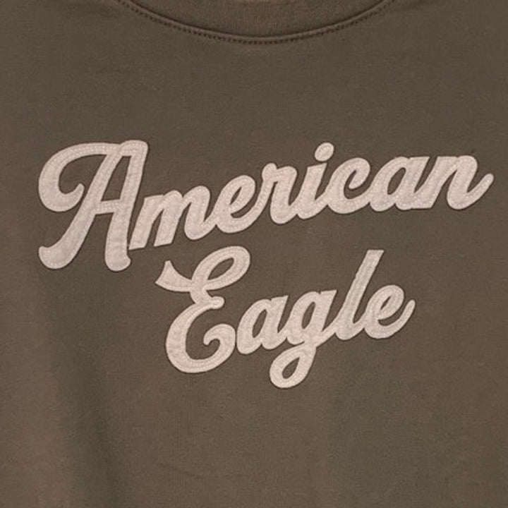 New American Eagle Mens Medium Lived In Super Soft PolyCotton Logo Sweatshirt