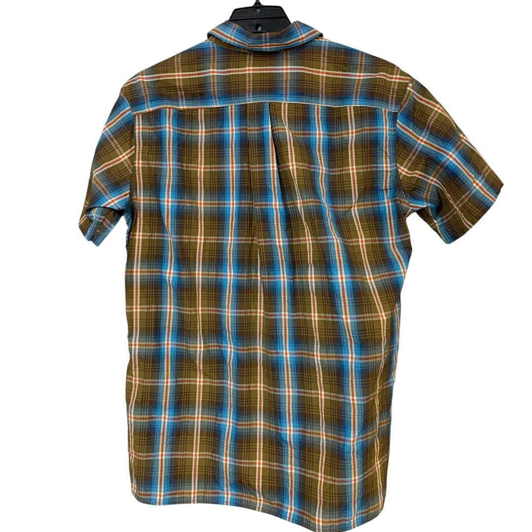 New Eddie Bauer Mens Small Rainier Lightweight Short Sleeve Button Hiking Shirt