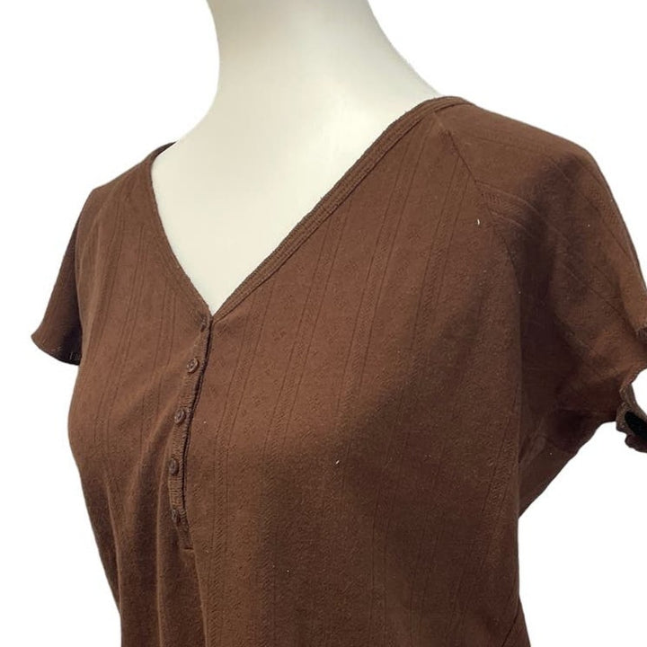 Lot of 2 Maurices Charter Club Womens XXL Short Sleeve 100% Cotton Tops Blouses